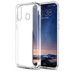 Aksesuarcim Samsung Galaxy A20S ile Uyumlu Silikon Şeffaf Koruma Kılıf, Süper Renksiz