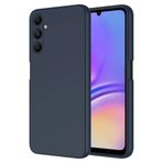 Aksesuarcim Samsung Galaxy A25 Silikon Kılıf Lansman İç Kısım Kadife Mat Renkli Kap Lacivert