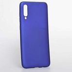 Aksesuarcim Samsung Galaxy A70 ile Uyumlu Silikon Kılıf Pastel Renkli Mat Esnek İnce Kapak Prem Saks Mavi