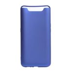 Aksesuarcim Samsung Galaxy A80 ile Uyumlu Silikon Kılıf Pastel Renkli Mat Esnek İnce Kapak Prem Saks Mavi