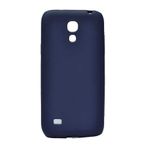 Aksesuarcim Samsung Galaxy S4 ile Uyumlu Silikon Kılıf Pastel Renkli Mat Esnek İnce Kapak Prem Lacivert