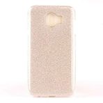 Aksesuarcim Samsung ile Uyumlu Galaxy J4 Kılıf Silikon Simli Parlak Tarz Kapak Gümüş