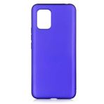 Aksesuarcim Xiaomi Mi 10 Lite ile Uyumlu Silikon Kılıf Pastel Renkli Mat Esnek İnce Kapak Prem Saks Mavi