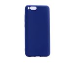 Aksesuarcim Xiaomi Mi 6 ile Uyumlu Silikon Kılıf Pastel Renkli Mat Esnek İnce Kapak Prem Saks Mavi