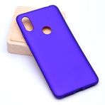 Aksesuarcim Xiaomi Mi 8 SE ile Uyumlu Kılıfı Silikon Pastel Renkli Mat Esnek İnce Kapak Prem Saks Mavi