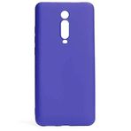 Aksesuarcim Xiaomi Mi 9T ile Uyumlu Silikon Kılıf Pastel Renkli Mat Esnek İnce Kapak Prem Saks Mavi