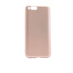 Aksesuarcim Xiaomi Mi Note 3 ile Uyumlu Kılıfı Silikon Pastel Renkli Mat Esnek İnce Kapak Prem Gold