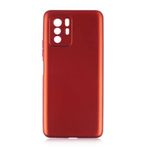 Aksesuarcim Xiaomi Poco X3 GT ile Uyumlu Silikon Kılıf Pastel Renkli Mat Esnek İnce Kapak Prem Kırmızı