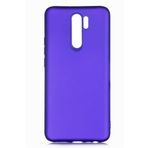 Aksesuarcim Xiaomi Redmi 9 ile Uyumlu Silikon Kılıf Pastel Renkli Mat Esnek İnce Kapak Prem Saks Mavi