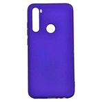 Aksesuarcim Xiaomi Redmi Note 8 ile Uyumlu Silikon Kılıf Pastel Renkli Mat Esnek İnce Kapak Prem Saks Mavi
