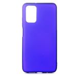 Aksesuarcim Xiaomi Redmi Note 9 4G ile Uyumlu Silikon Kılıf Pastel Renkli Mat Esnek İnce Kapak Prem Saks Mavi