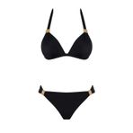 Aksesuarlı Kaplı Destekli Bikini Takım