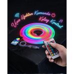 Aksiyon Global 3 Metre Rgb Akıllı Neon LED Şerit Işık Telefon ve Kumanda Kontrollü Ambiyans Aydınlatma - Lisinya