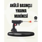 Aksiyon Global 48V Şarjlı Basınçlı Yıkama Makinesi Kablosuz Su Tabancası ( Lisinya )