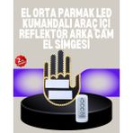 Aksiyon Global A Kalite Uzaktan Kumandalı LED Park Uyarı Işığı El Figürlü Model - Lisinya