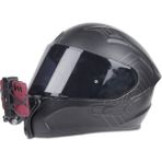 Aksiyon Kamera Kask Alt Çene Bağlantı Aparatı Telefon Tutucu Set Go Pro Motorsiklet - Bej - Siyah