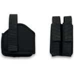 Aksoy Tactical Imperteks Çiftli Sarjör ve Mini Tabanca Kılıfı Giyim Setleri İçin Dayanıklı Siyah Kumaş