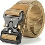 Aksoy Tactical Kobra Tokalı Taktik Eğitim Kemeri Tarz Palaska - Bej - 125 cm