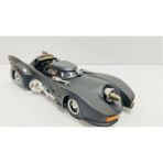Aksoy Toys Sesli Işıklı Batman Arabası Batmobile Oyuncak Çek Bırak Araba Metal 12 cm - Siyah