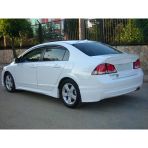 Aksoy Tuning Honda Civic Fd6 Bagaj Üstü Beyaz Boyalı Spoiler