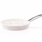Aksu 26 cm Beyaz Granit Döküm Tava