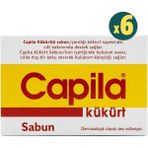 Aksu Capila Kükürtlü Sabun 90 gr 6 Adet