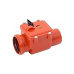 AKSUFEZ Ø50mm Pvc Pis Su Atıksu Gider Çekvalf Kilitli Sistem
