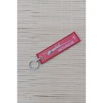aksungur remove before flight yazili kirmizi beyaz nakis islemeli bez anahtarlik
