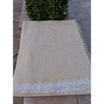 Aktar Tekstil 300 X175CM Koltuk Örtüsü Çekyat Örtüsü Pamuklu Örtü Buldanişi - 175 x 300 cm - Sarı