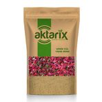 aktarix 75 Gr Minik Gül Ve Yapraklı Vişne Renk Tomurcuk Gül Kurusu