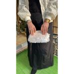 Aktarlife El Örgüsü Pullu Çanta - ortaboy - Beyaz - 1. Stil
