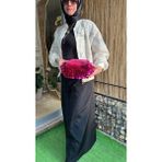 Aktarlife Pembe Pullu Makrome Burslu El Örgüsü Çanta - ortaboy - 06800-Pembe