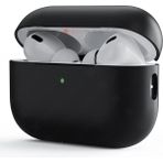 AktarMobile Airpods Pro 2. Nesil Tam Uyumlu Kılıf Hoparlör ve Mikrofon Delikli Silikon Kapak Yumuşak Dokulu - Siyah