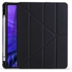 Aktarmobile Apple iPad Pro 11 2021 3. Nesil Kılıf Kalem Bölmeli Premium Smart Standlı Tablet Kılıfı Siyah - iPad Pro 11 3. Nesil