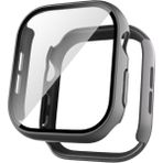 AktarMobile Apple Watch 10 / 11 42 mm Uyumlu Ekran Koruyucu Kasa Koruma Full Body Gard Tüm Gövde Koruyucu Tam Koruma - Füme - 10/11 - 42 mm