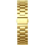 AktarMobile Apple Watch 10 / 11 46 mm Uyumlu Metal Kordon Paslanmaz Çelik Baklalı Model Kayış - Gold - Apple Watch 10/11 46 mm