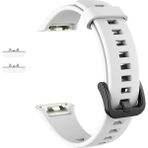 Aktarmobile Huawei Band 6 Silikon Kordon Premium Spor Kayış - Tam Uyumlu Pim Tasarımı - 14 Renk - Beyaz