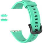 Aktarmobile Huawei Band 6 Silikon Kordon Premium Spor Kayış - Tam Uyumlu Pim Tasarımı - 14 Renk - Turkuaz
