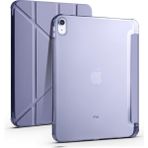 AktarMobile iPad 10. Nesil iPad A16 (11. Nesil) uyumlu Uyumlu Kılıf Kalem Bölmeli Trifold Standlı Akıllı Uyku Modlu Kapak - Lavanta Grisi - iPad 10 - 11 (A16)