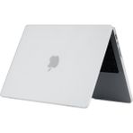 AktarMobile MacBook Pro 16 M3 2024 Kılıf Koruyucu Kapak 16.2" A2991 Uyumlu Mat Tasarım Hava Kanallı - Mat Şeffaf - Pro 16 M3/M4/M5