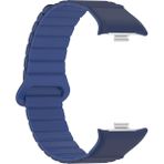 AktarMobile Redmi Watch 4 / Mi Band Pro 8 Uyumlu Magnetik Silikon Kordon & Kasa Koruma 2 In 1 Premium Kayış - Lacivert