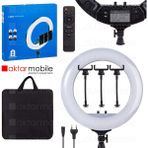 AktarMobile Ring Light LED Işık Halkası 18’’ 45 cm Profesyonel Stüdyo Işığı ve Taşıma Çantası