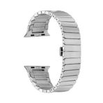 AktarMobile Watch Ultra 49 Mm Uyumlu Metal Kordon Baklalı Model Bilezik Paslanmaz Çelik Kayış