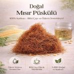 AKTARZANE Doğal Mısır Püskülü 100% Katkısız – Bitki Çayı ve Ödem Destekleyici 40GR - 40 gr