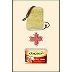 Aktarzane Kabak Lifi Kese El Geçmeli İpli Kare + Doğacı Peeling Sabunu 150gr Banyo Hamam Kesesi Spa Seti
