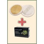 Aktarzane Kabak Lifi Yüz Kesesi Mini + Doğacı Ardıç Sabunu 150gr Banyo Hamam Kesesi Spa Seti