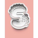 Aktastore 5 Numara Dinozor Figürlü Kurabiye Kalıbı Ve Şeker Hamuru Kalıbı - Beş Rakamı