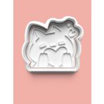 Aktastore Aşık Kedi Kurabiye Kalıbı Ve Şeker Hamuru Kalıbı 0425-3