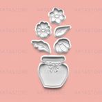 Aktastore Buket Çiçekler Kurabiye Kalıbı Ve Şeker Hamuru Kalıbı 6'Lı Set