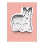 AKTASTORE Bull Terrier Köpek Figürü Kurabiye Kalıbı Ve Şeker Hamuru Kalıbı 0323-bull terrier